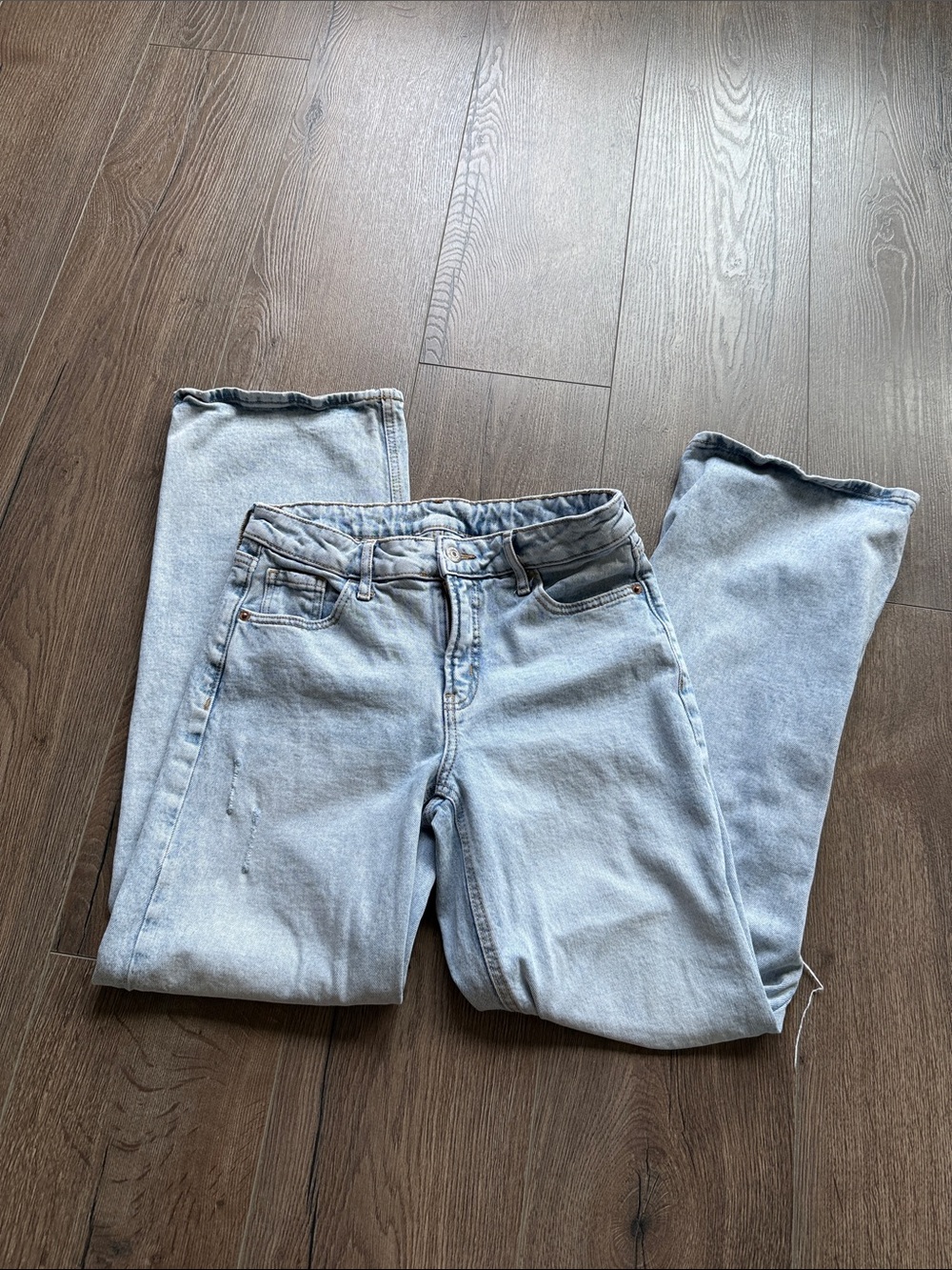 Old Navy Light Blue Flare Jeans